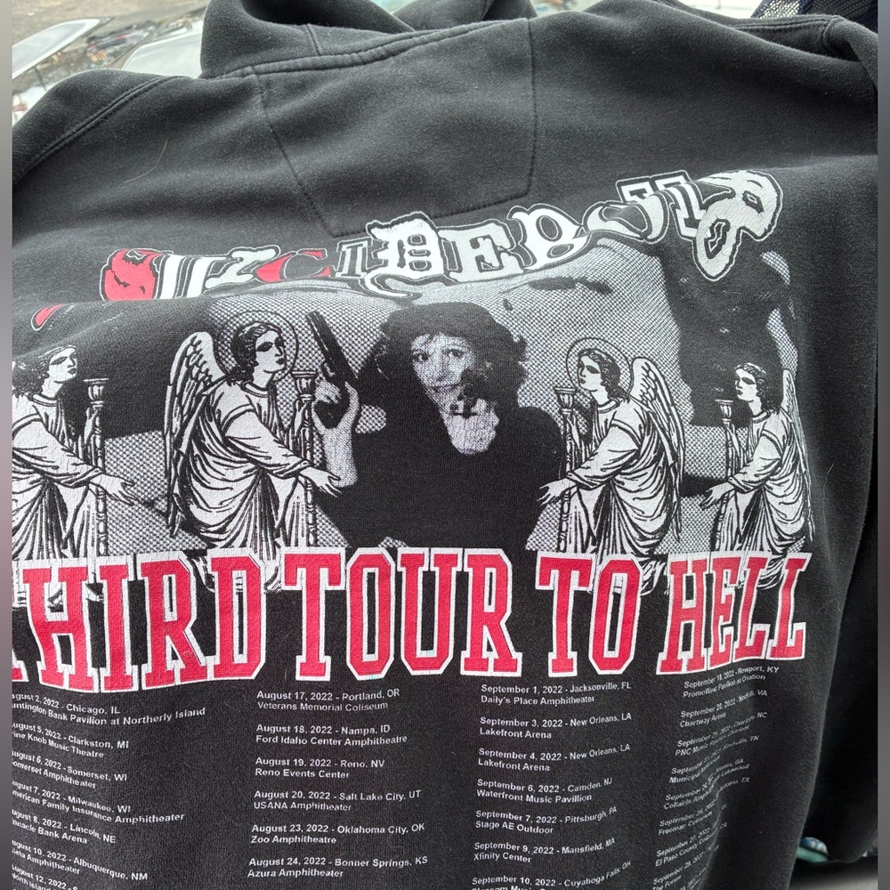 Suicide boys hoodie third tour to hell Sz medium. Tour 2022